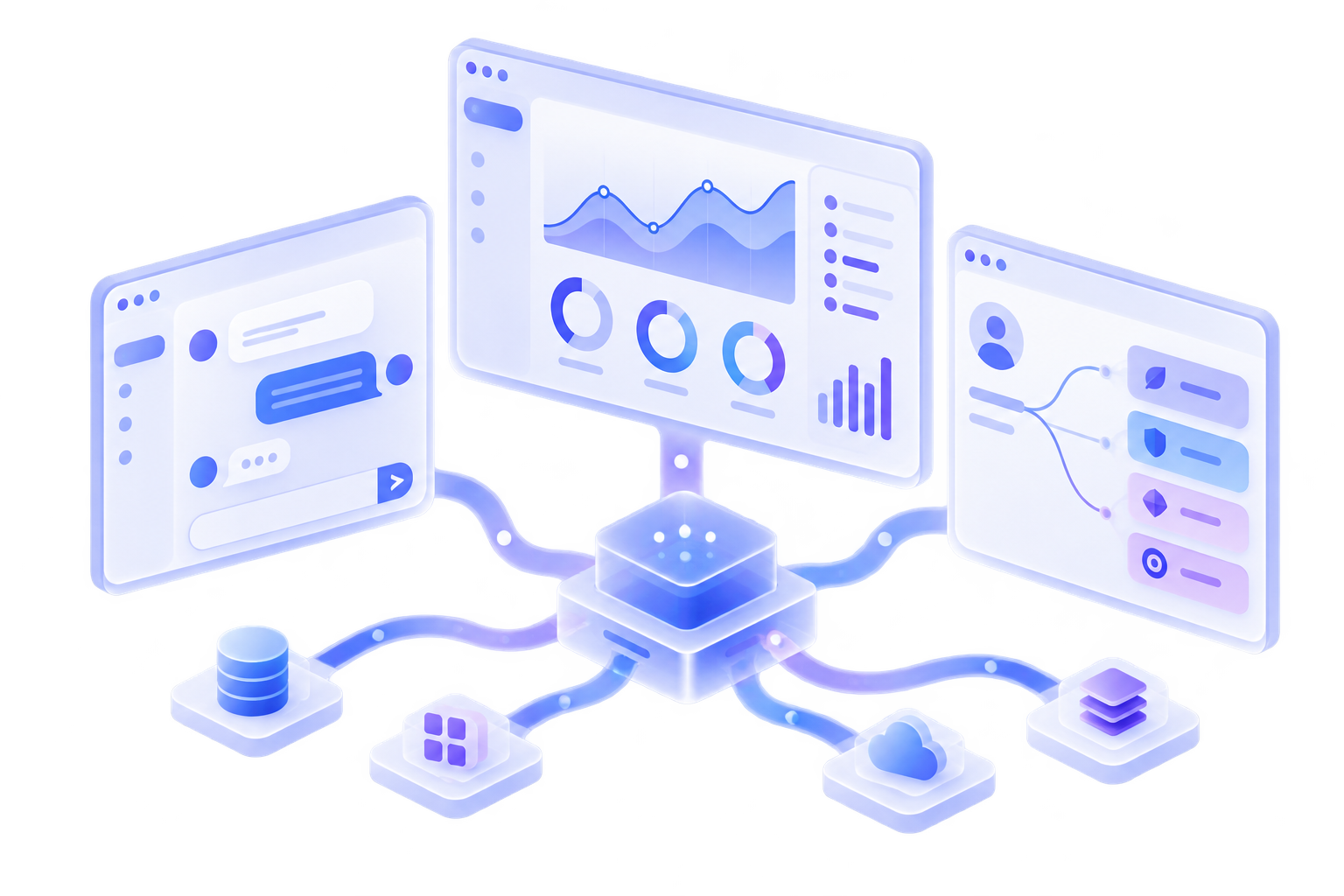 AI assistant, wellbeing analytics and role-matching tools connected to workplace systems